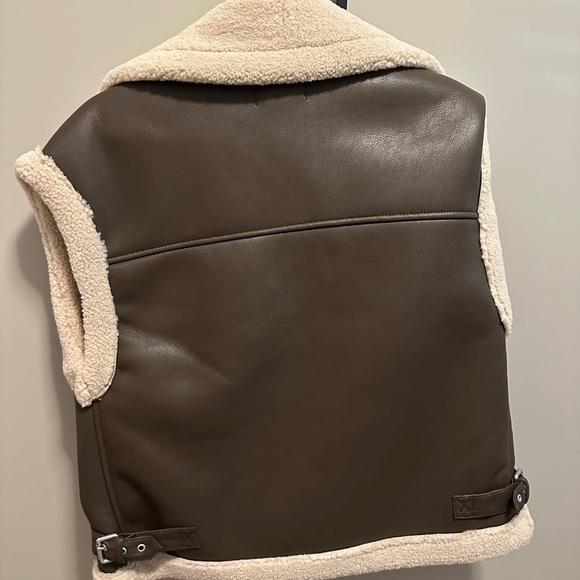 Heartloom Revolve Xander Faux Leather Vest in Coco - Picture 3 of 6